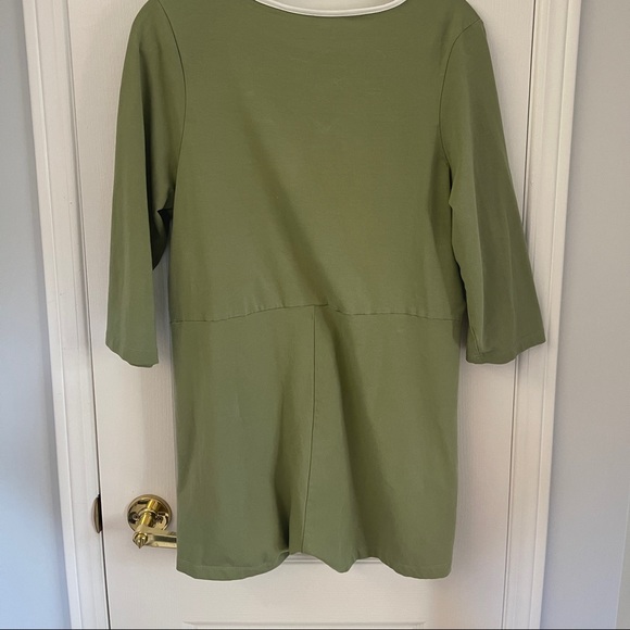 PLUS puma 3/4 sleeve unitard in Khaki exclusive to ASOS - Picture 7 of 8